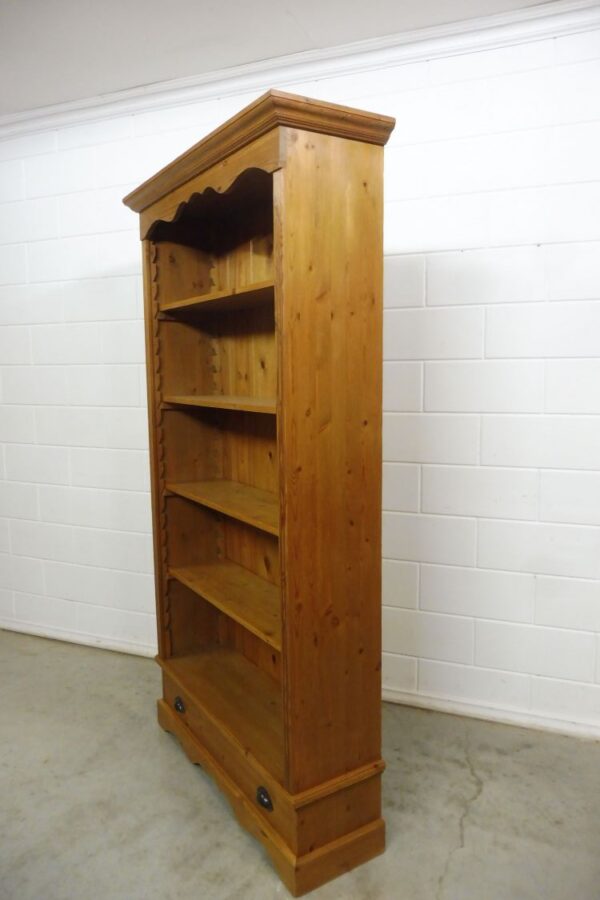 Bookcase Pine Wood - Image 11