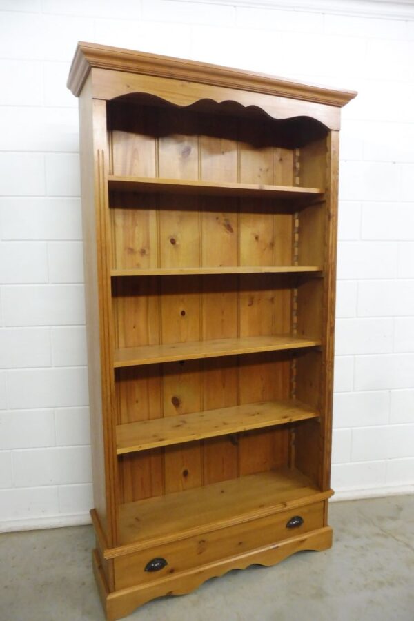 Bookcase Pine Wood - Image 10