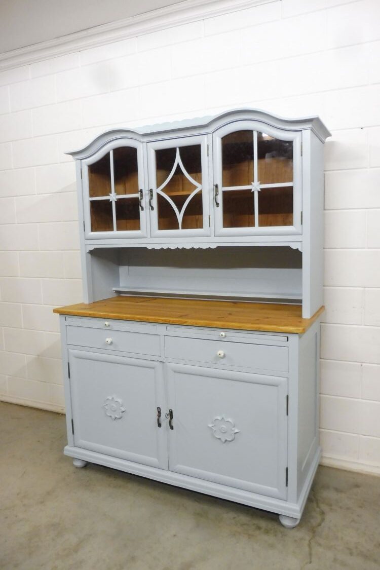 Antiker Buffetschrank Weichholz Jugendstil