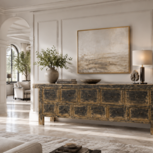 Groot dressoir in landelijke stijl