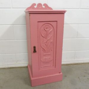 Nightstand Shabby Chic Pink Art Nouveau