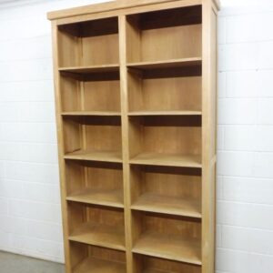 Bibliotheekkast teakhout onbehandeld