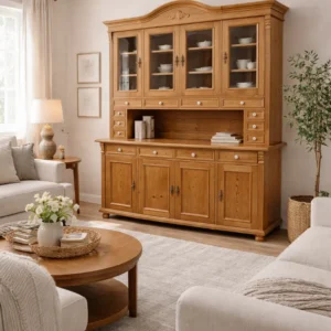 Buffetschrank aus weichholz landhausstil