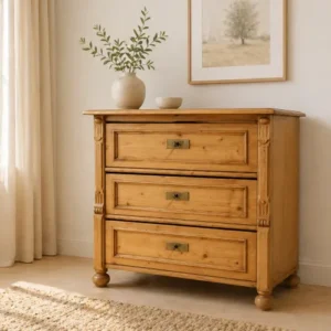 Gründerzeit-commode van grenen hout