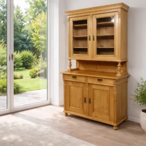buffetschrank aus weichholz antik um 1880