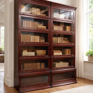 Teakhouten boekenkast