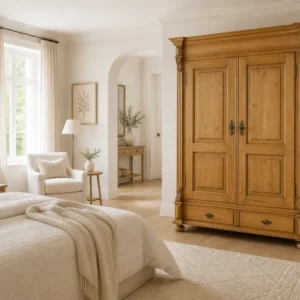 Wardrobe pine wood