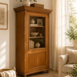 Vitrineschrank aus Eiche