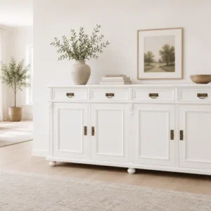 White sideboard