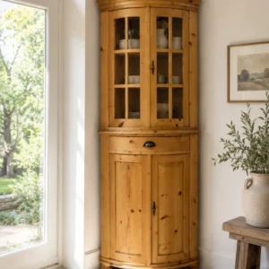 pinewood Corner Cabinet