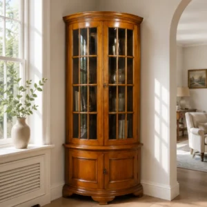 Hoekkast teak hout