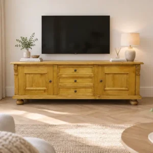 TV kast grenen hout